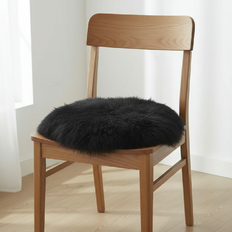 Podsedák kožešina LAMBSKIN House Nordic, černá