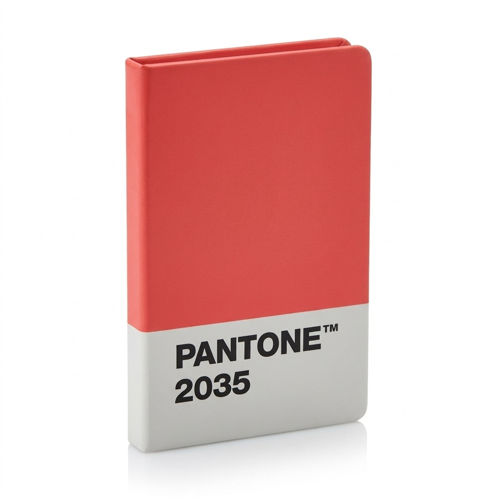 PANTONE pouzdro na vizitky Red 2035 – Copenhagen Design, dárkové balení, 9,5 × 6 cm