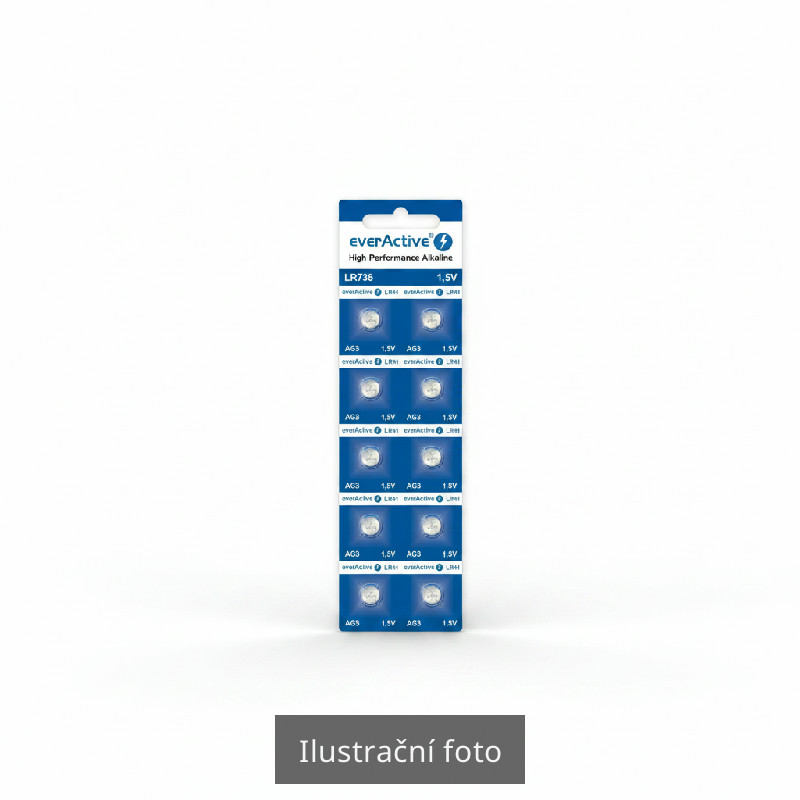 Baterie alkalická AG3 392A