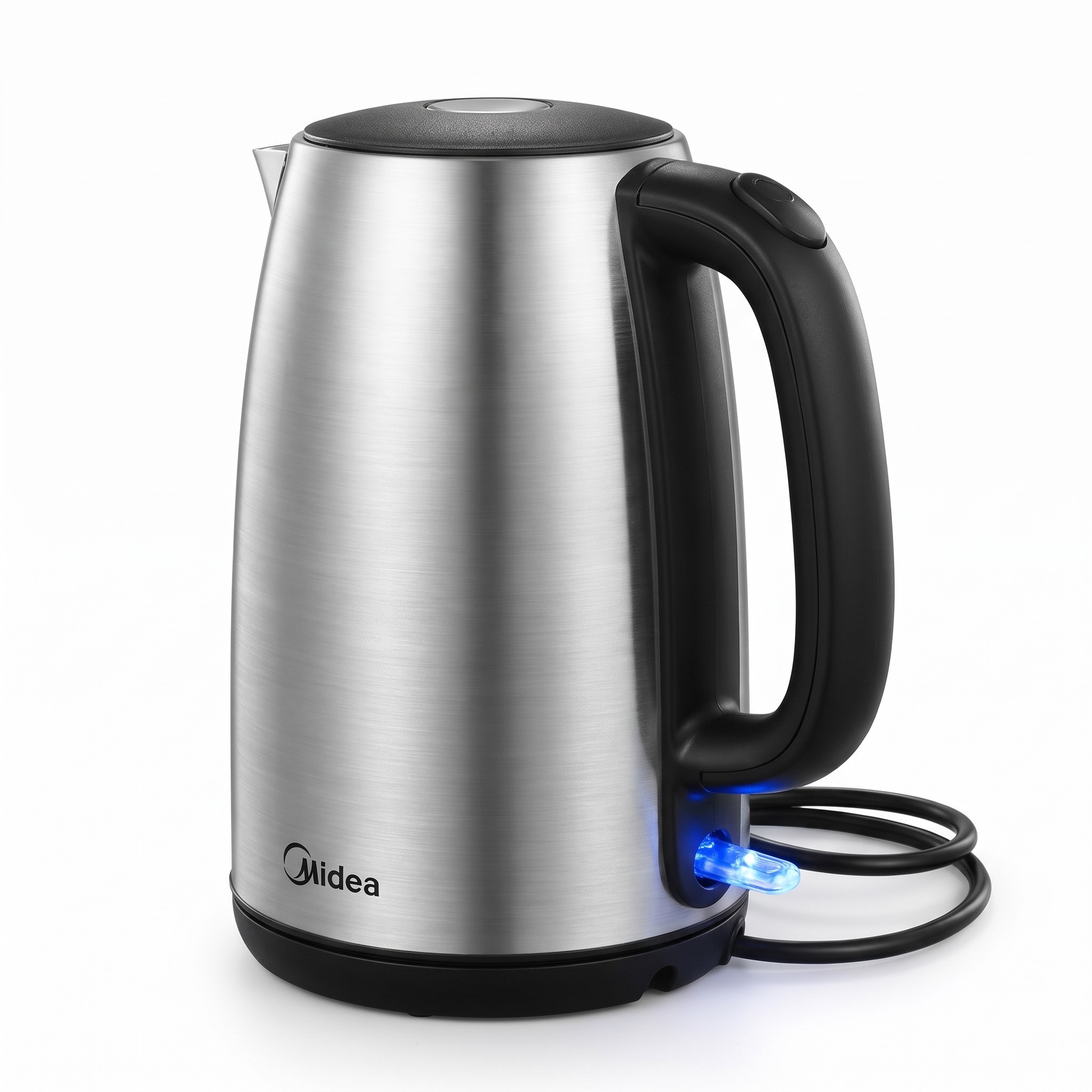 Midea MKE17M1ADS – nerezová rychlovarná konvice 1,7 l, 2200 W, bez BPA