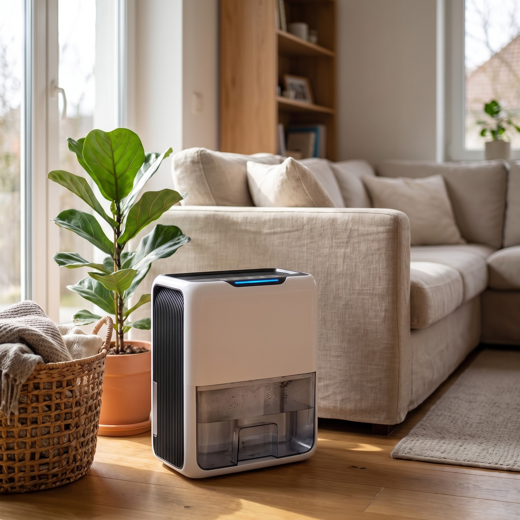 GOAMGE DH-CS13 – tichý odvlhčovač vzduchu pro místnosti do 20 m², nádržka 3 l