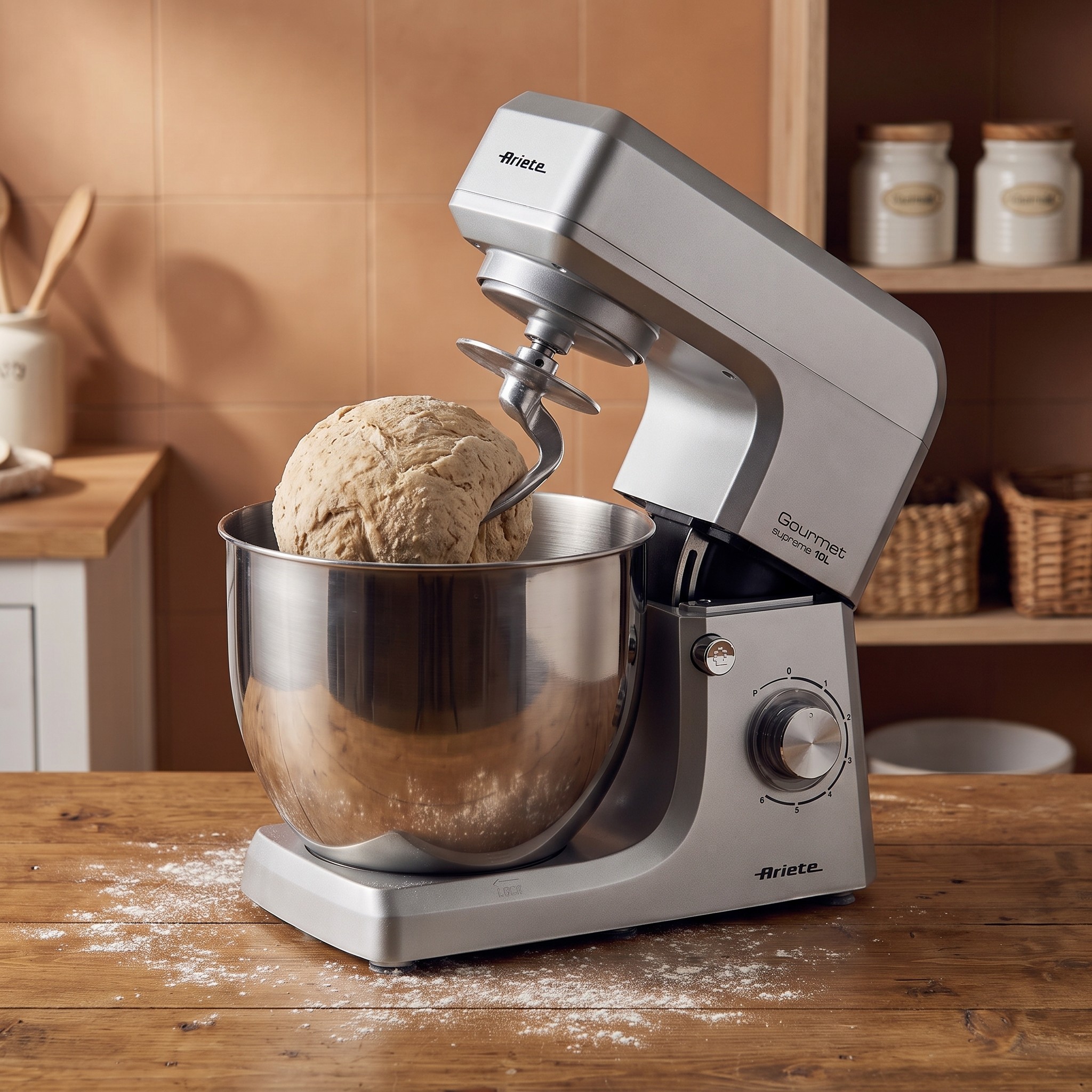 Ariete 1576 Gourmet Supreme – planetární kuchyňský robot 10 l, 2000 W, 6 rychlostí – s kosmetickou vadou