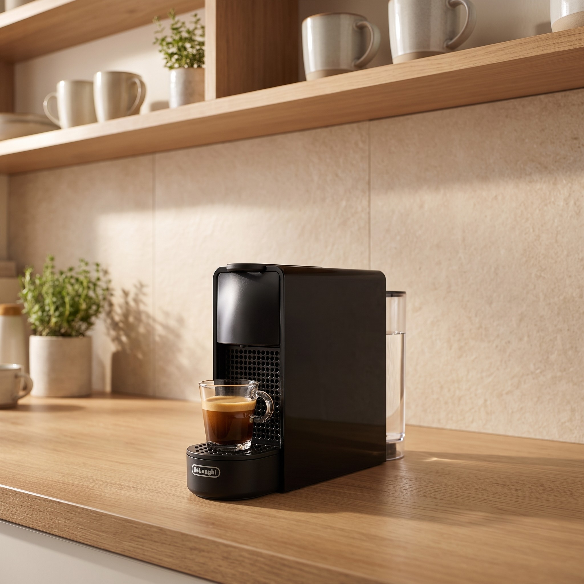 Nespresso De'Longhi Essenza Mini EN85.B – kapslový kávovar 19 bar, černý – použité