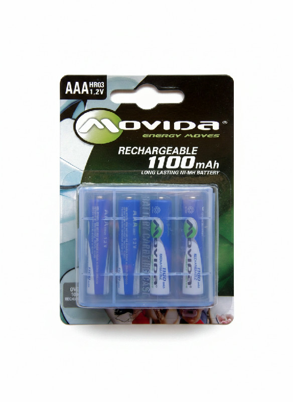 Baterie MBAAA4R11 R03 1100MAH MOVIDA, blistr 4ks AAA