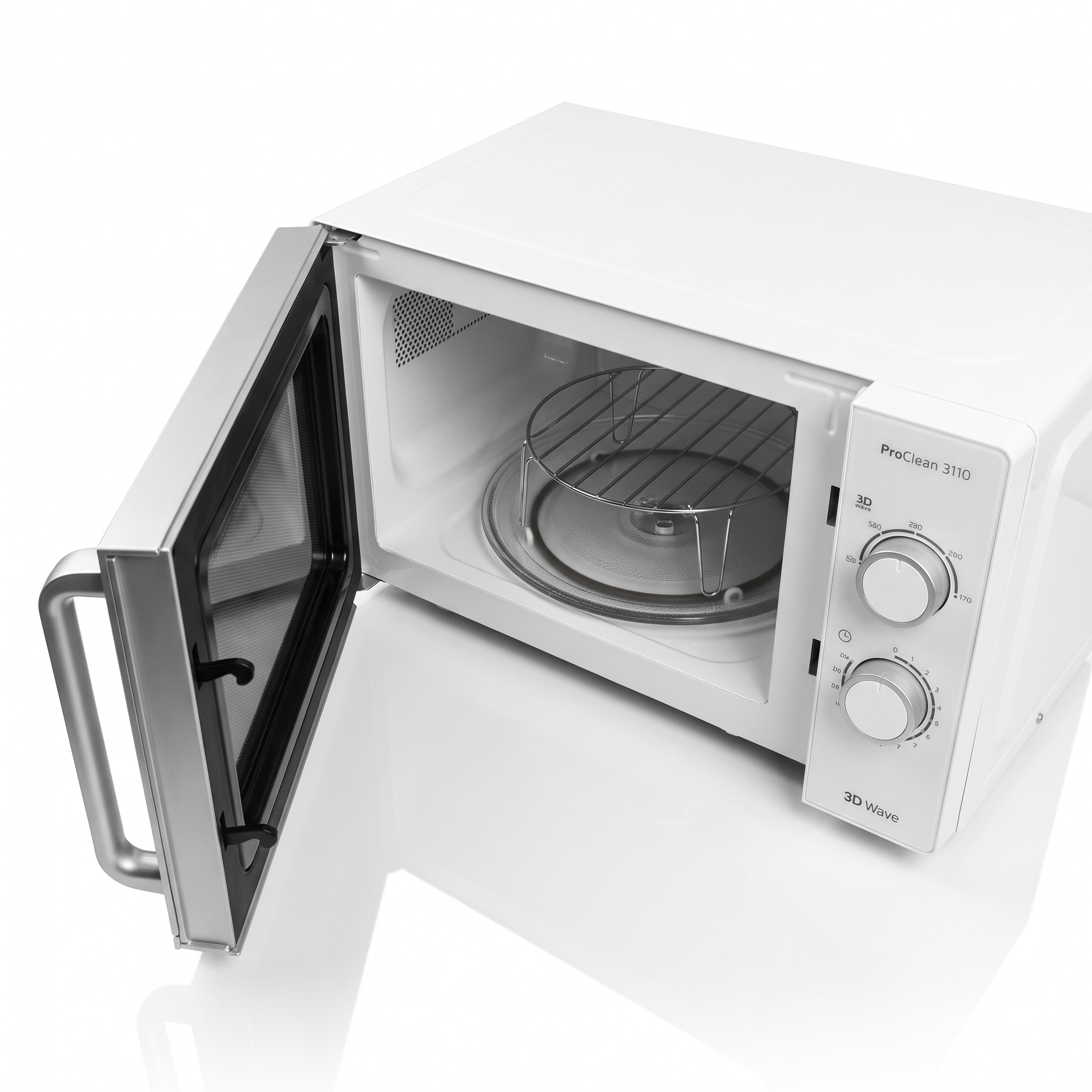 Cecotec Pro Clean 3110 – mikrovlnná trouba 20 l s grilem, 700 W, bílá