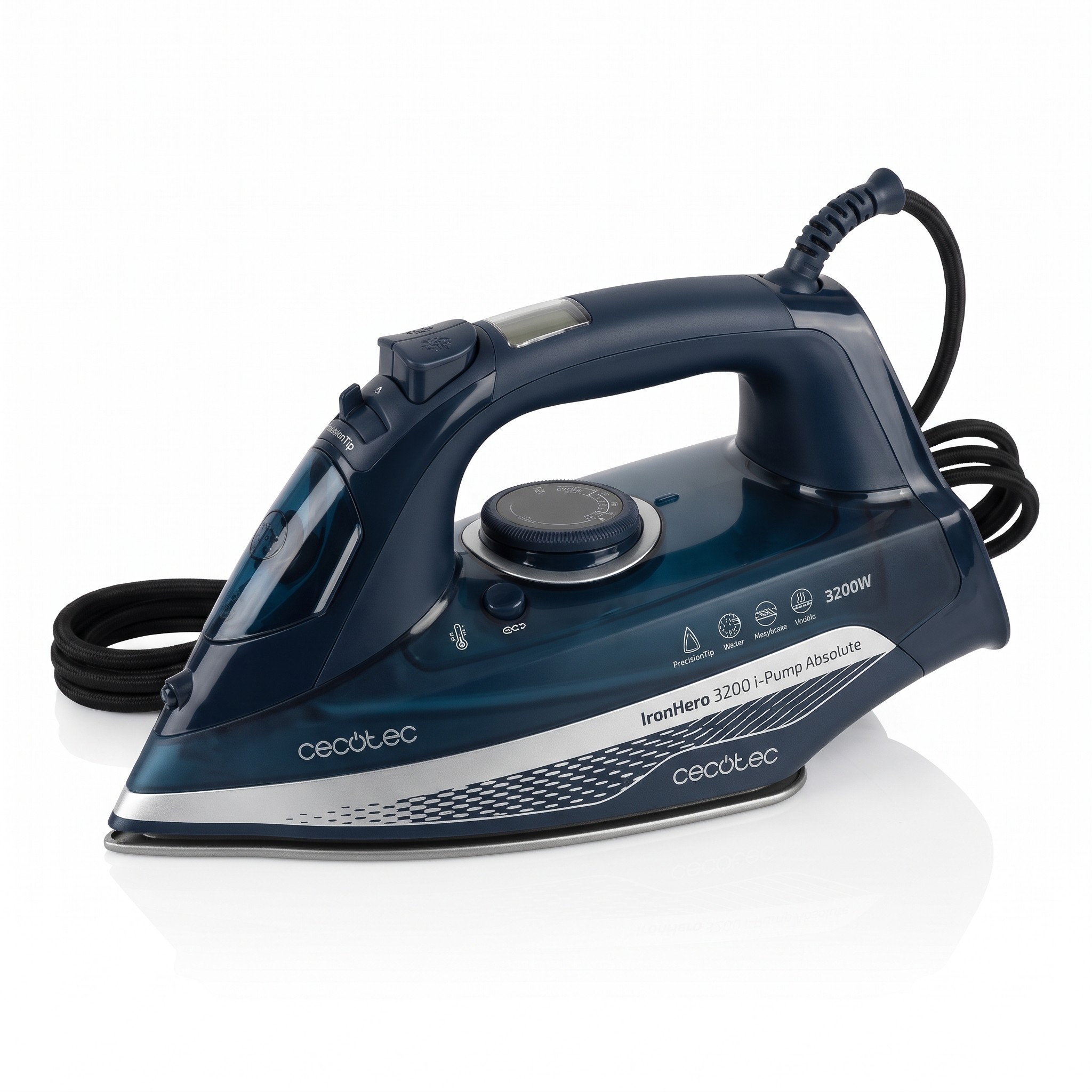 Cecotec IronHero 3200 i-Pump Absolute – napařovací žehlička s pumpou 3200 W, LCD