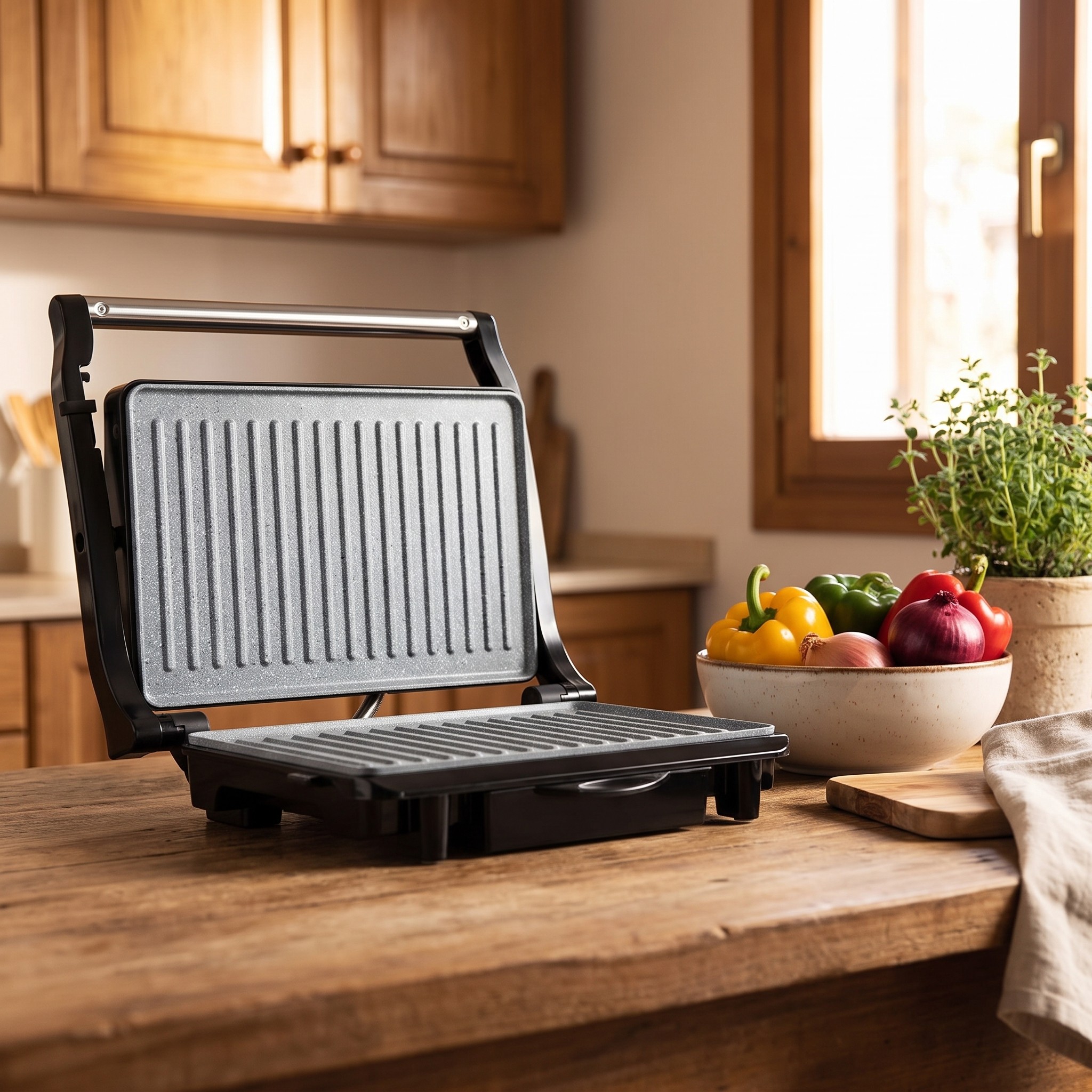 Cecotec Rock'nGrill 1500 Rapid – kontaktní gril 1500 W s kamenným povrchem RockStone