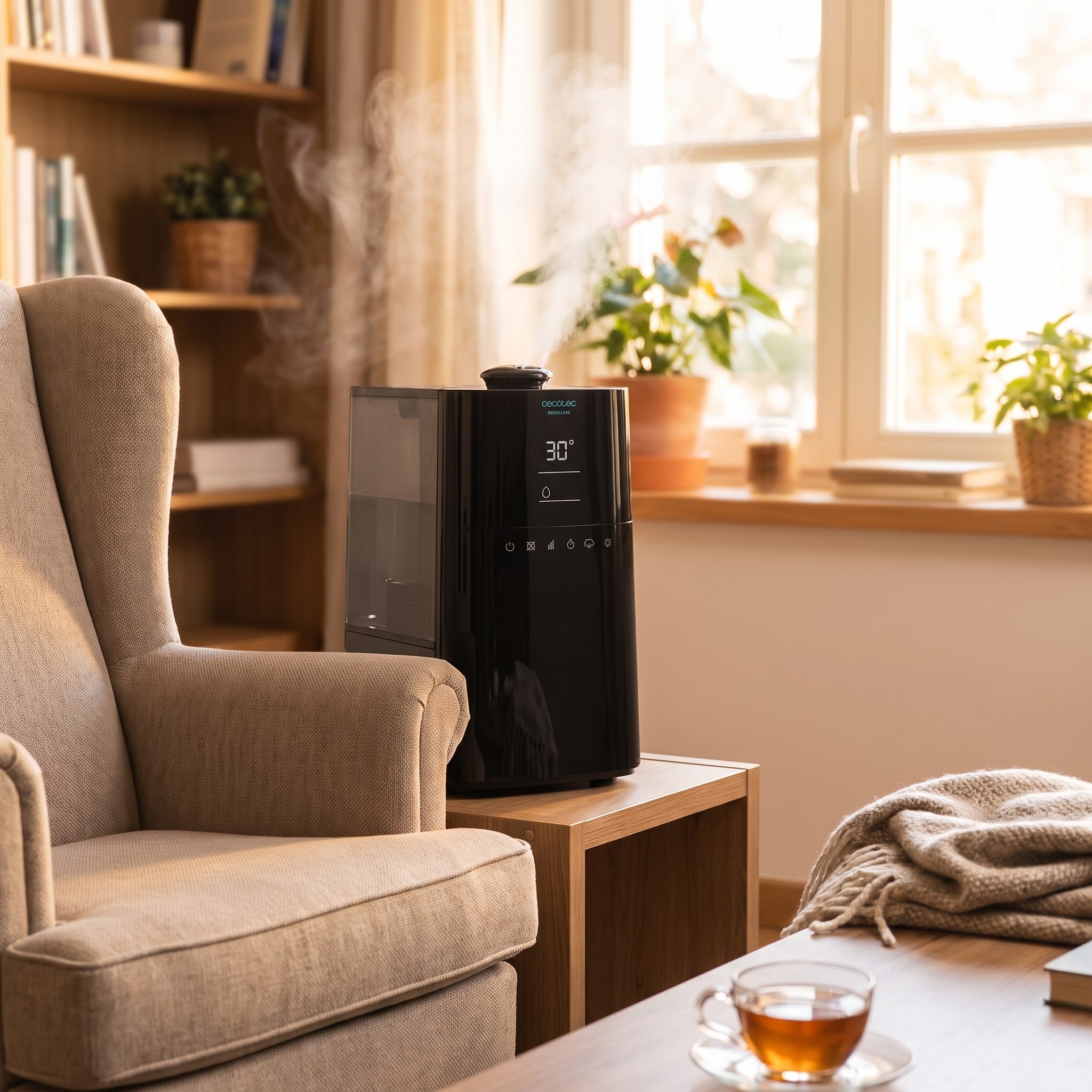 Cecotec BreezeCare 4000 Connected – zvlhčovač vzduchu 6 l s Wi-Fi, až 40 m²
