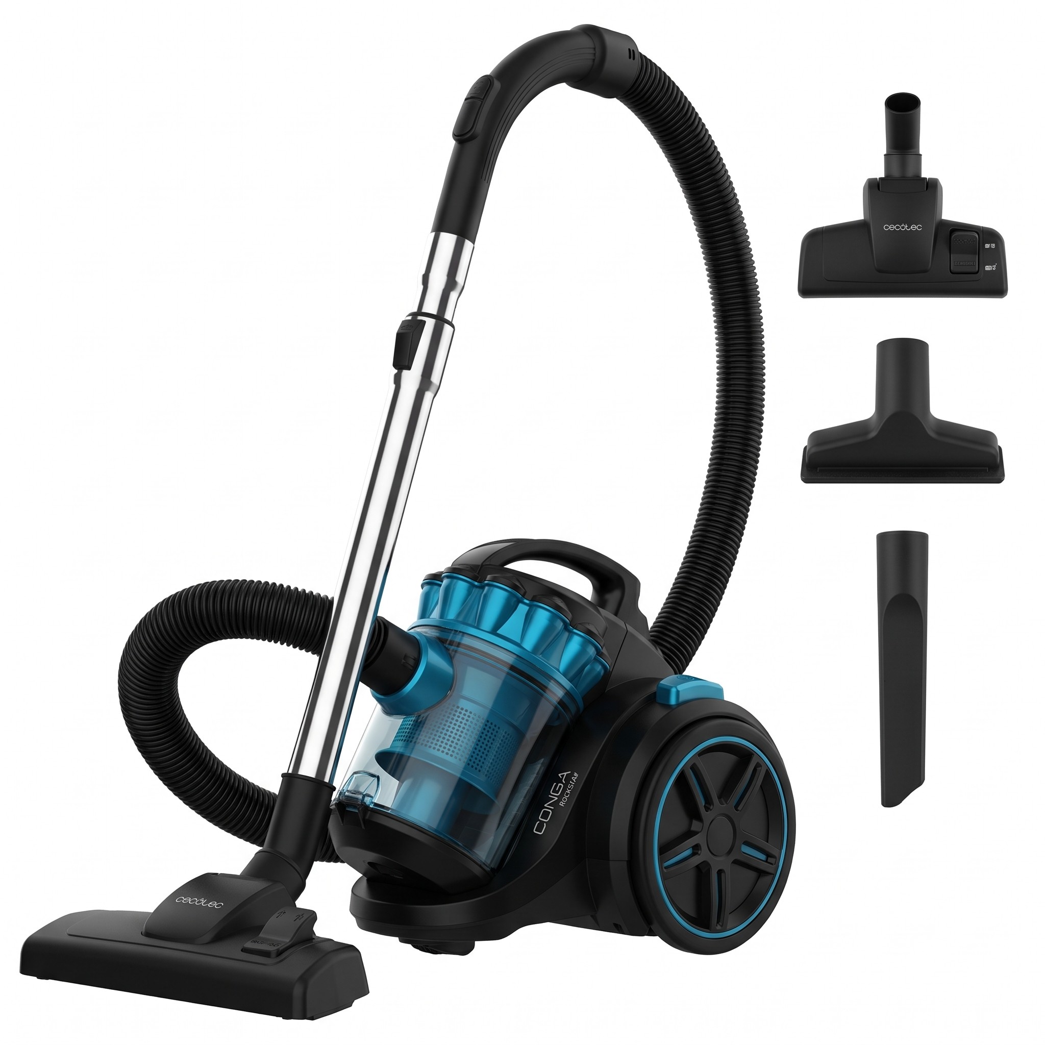 Cecotec Conga Rockstar Multicyclonic XL Animal – bezsáčkový vysavač 800 W, 20 kPa, 4 l – použité