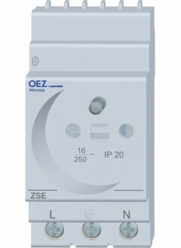  Zásuvka na DIN lištu OEZ ZSE-03 CSN 230V/16A