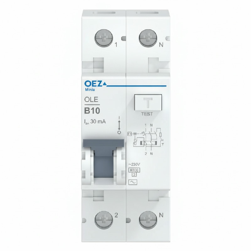OEZ 38314 Proudový chránič s nadproudovou ochranou OLE-10B-1N-030AC