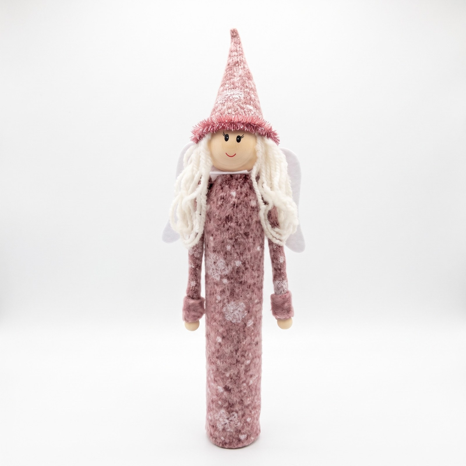 Kreativní sada Anděl 38 cm – vánoční figurka z fleece, balíček materiálu