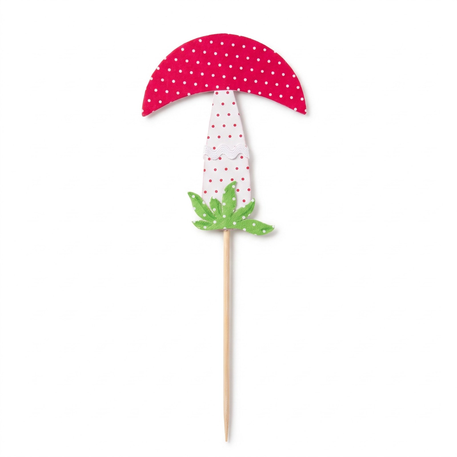 Zápich muchomůrka 21 cm – podzimní dekorace do květináče, 1 ks