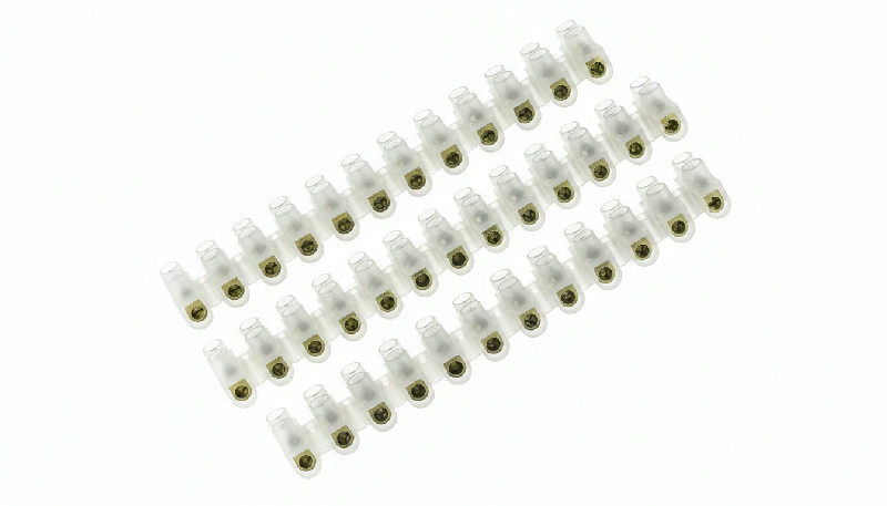 Retlux RTB 03A – svorkovnice šroubová 12 pólů, 3 A / 250 V, průřez 2,5–4 mm², balení 10 ks