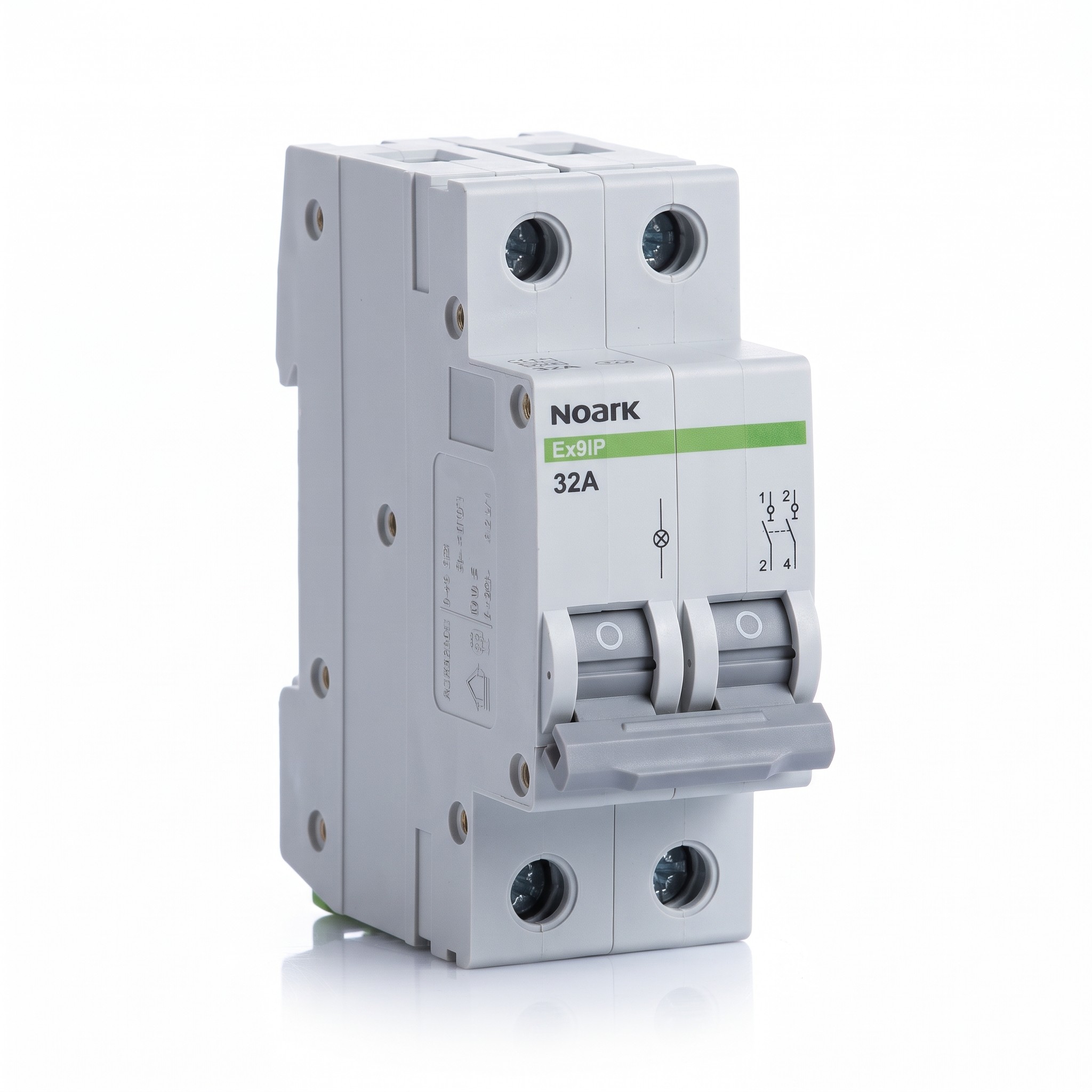NOARK – DC odpínač Ex9IP 2P 32A, 500 V DC, 2 moduly, 101755