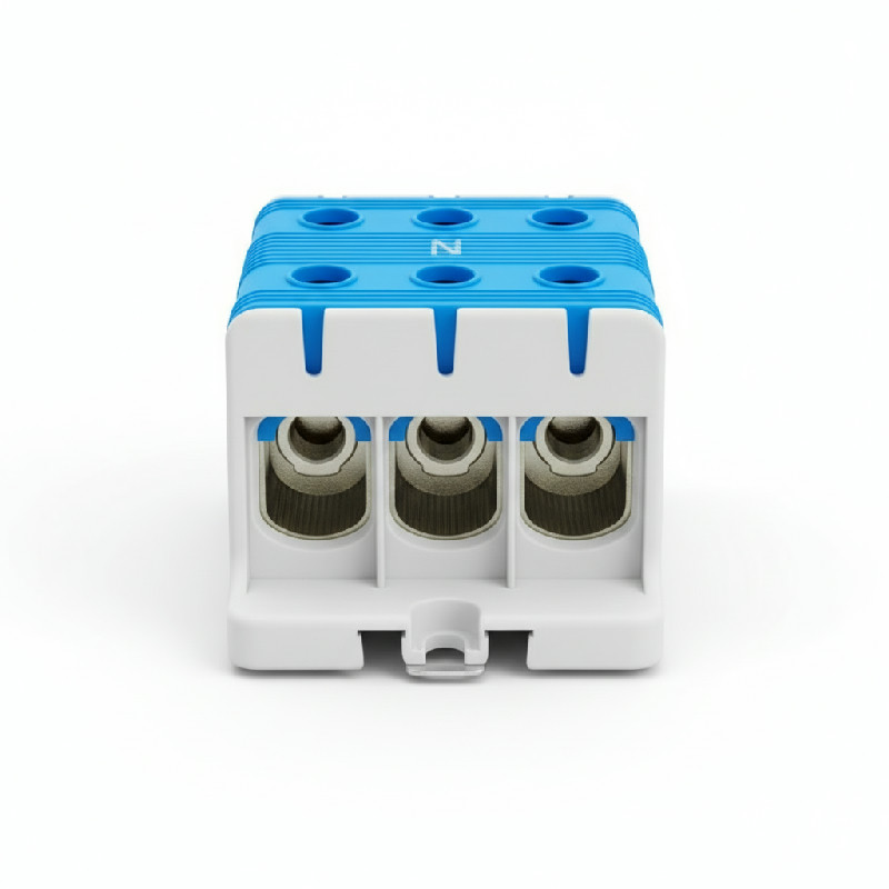 Svorka univerzální UK 50/3 A, 160A, 1pól., AL/CU, krytá, šedá, na DIN Eleman