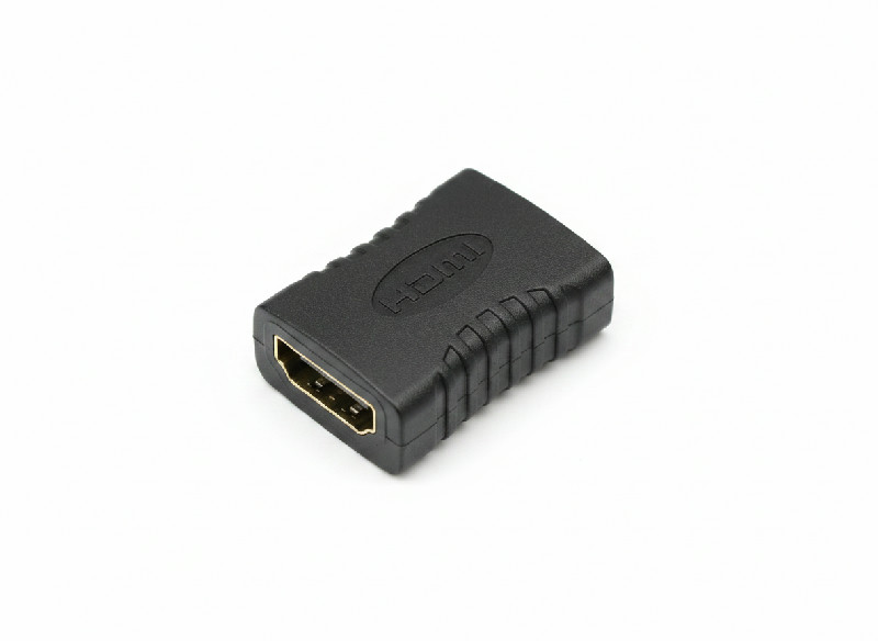 Hadex D333 – spojka HDMI (A) zdířka–zdířka, zlacené konektory, černá