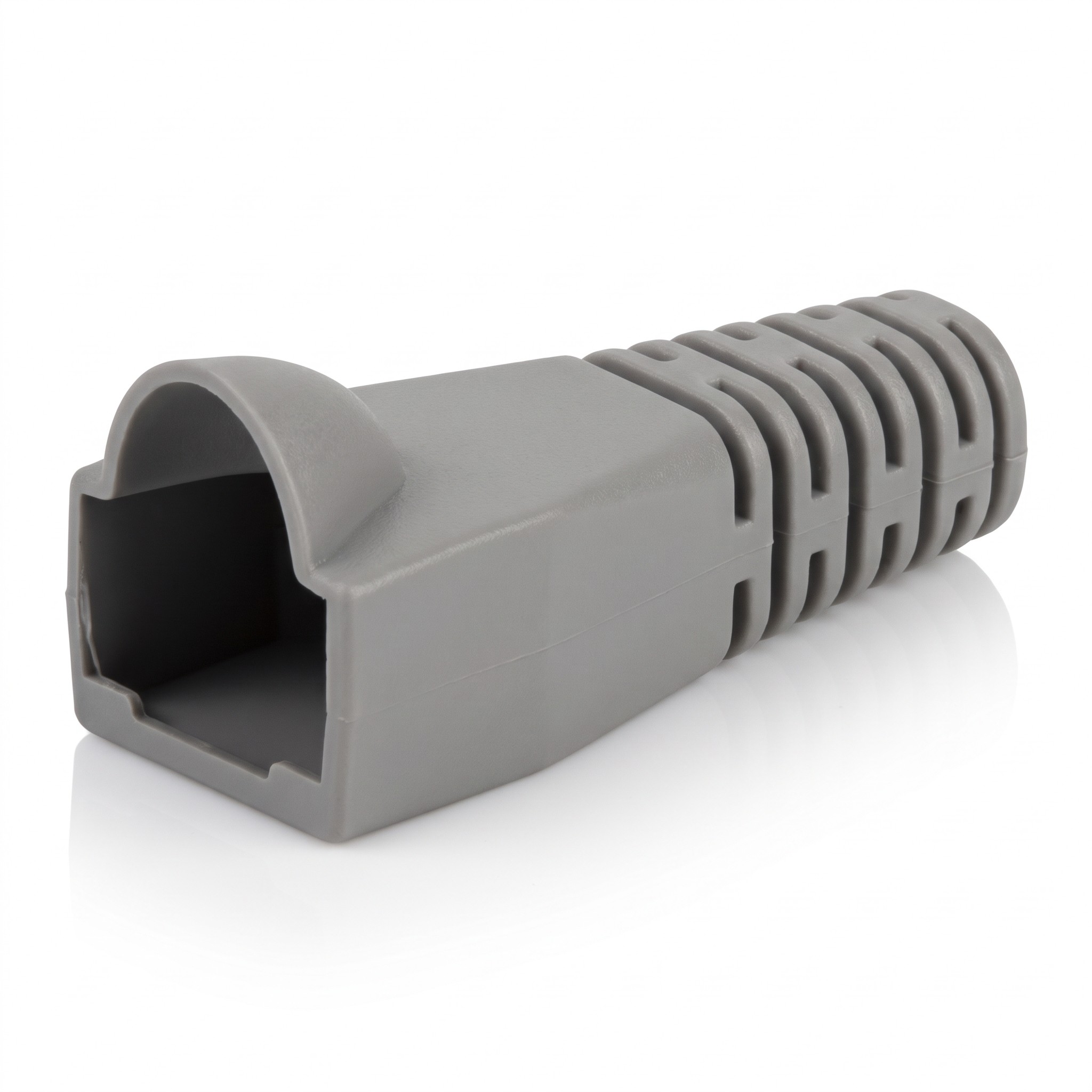 Solarix – Ochrana konektoru RJ45 S45SP-GY, snag-proof, šedá, kabel 5,0–5,5 mm, sáček 100 ks