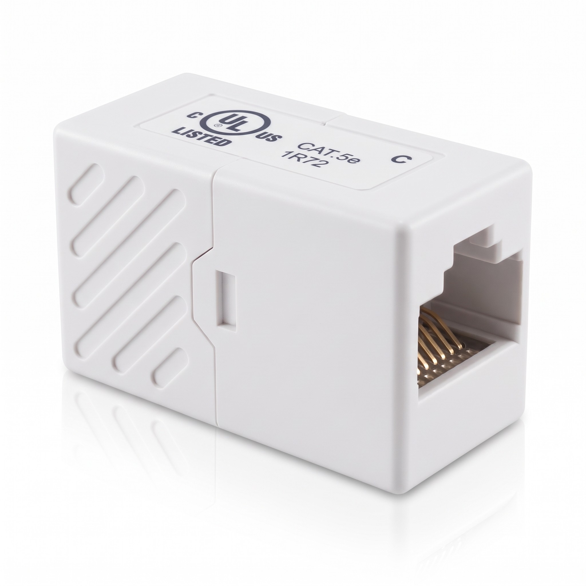 Solarix – Spojka datového kabelu KRJ45-S, RJ45/RJ45, CAT5E UTP, 8p8c, bílá, 1 kus
