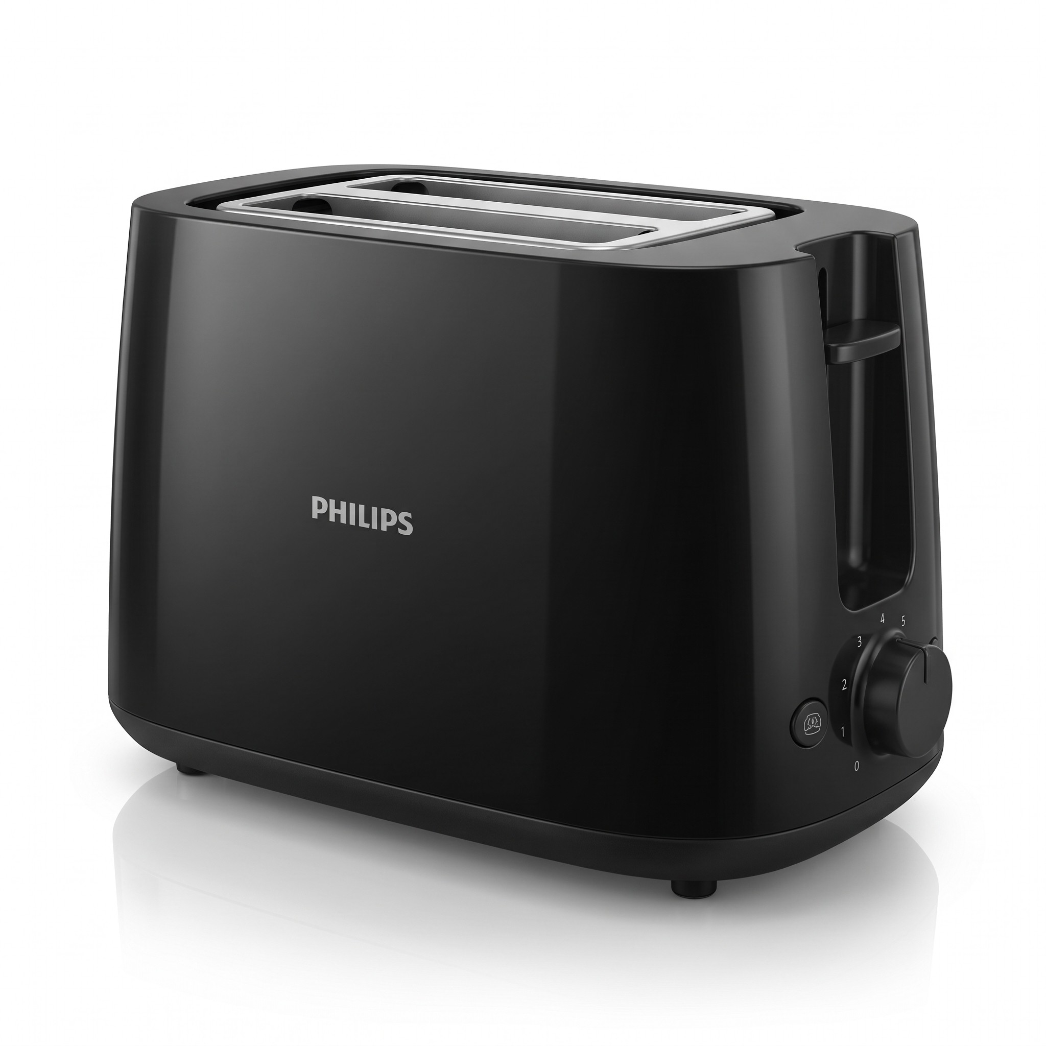 Philips Daily Collection HD2581/90 – topinkovač 830 W, 8 stupňů opékání, černý