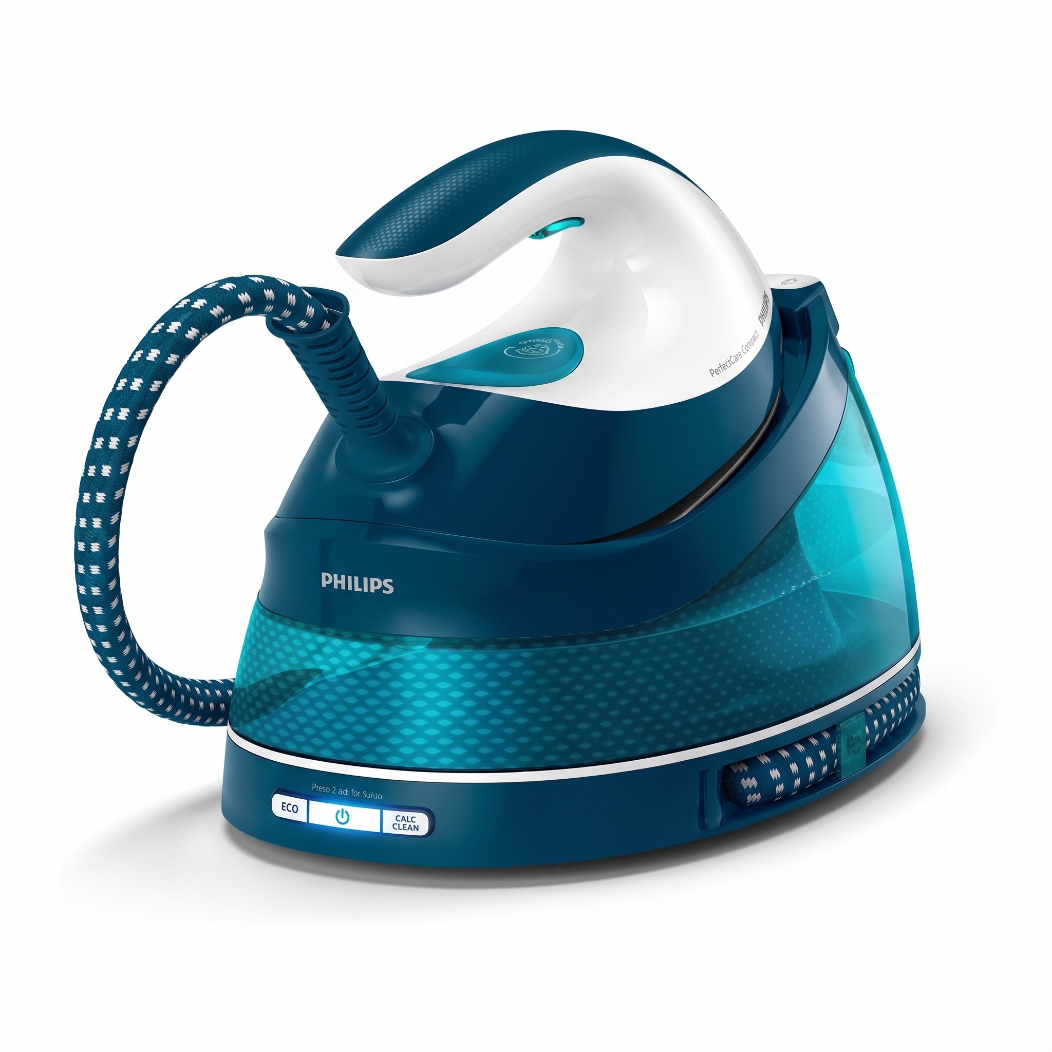 Philips PerfectCare Compact GC7844/20 – parní generátor 2400 W, 6,5 baru, modrý