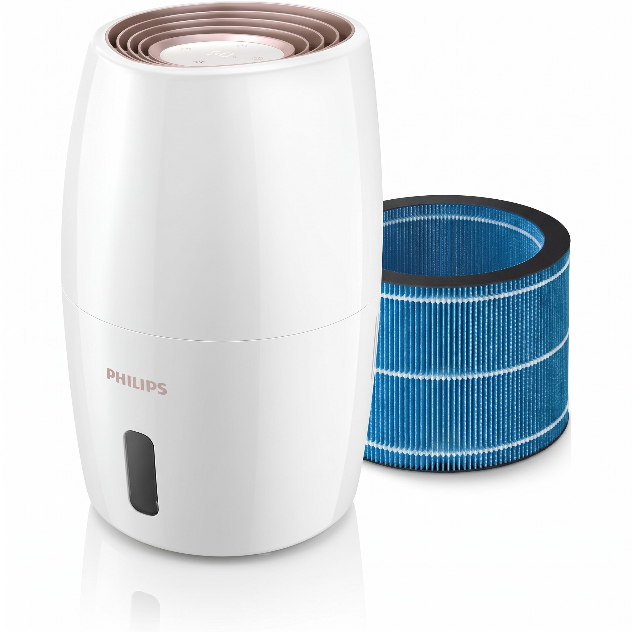 Philips HU2716/10 řada 2000 – zvlhčovač vzduchu NanoCloud, nádržka 2 l, do 32 m² – použité