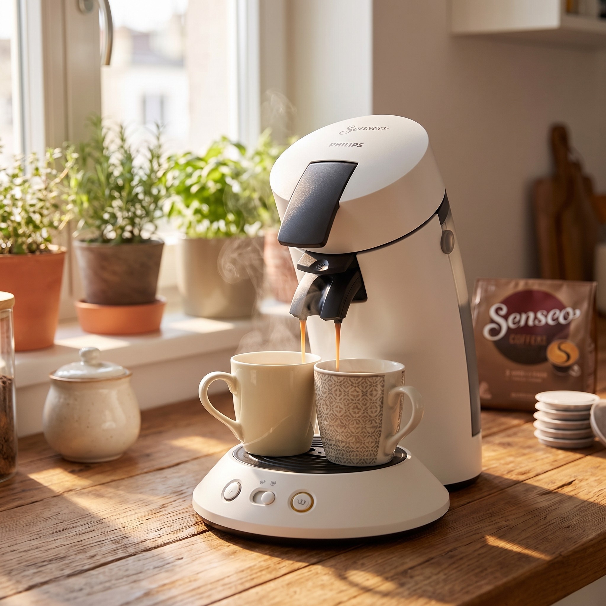 Philips Senseo Original Plus CSA210/10 – kávovar na kávové pody, bílý
