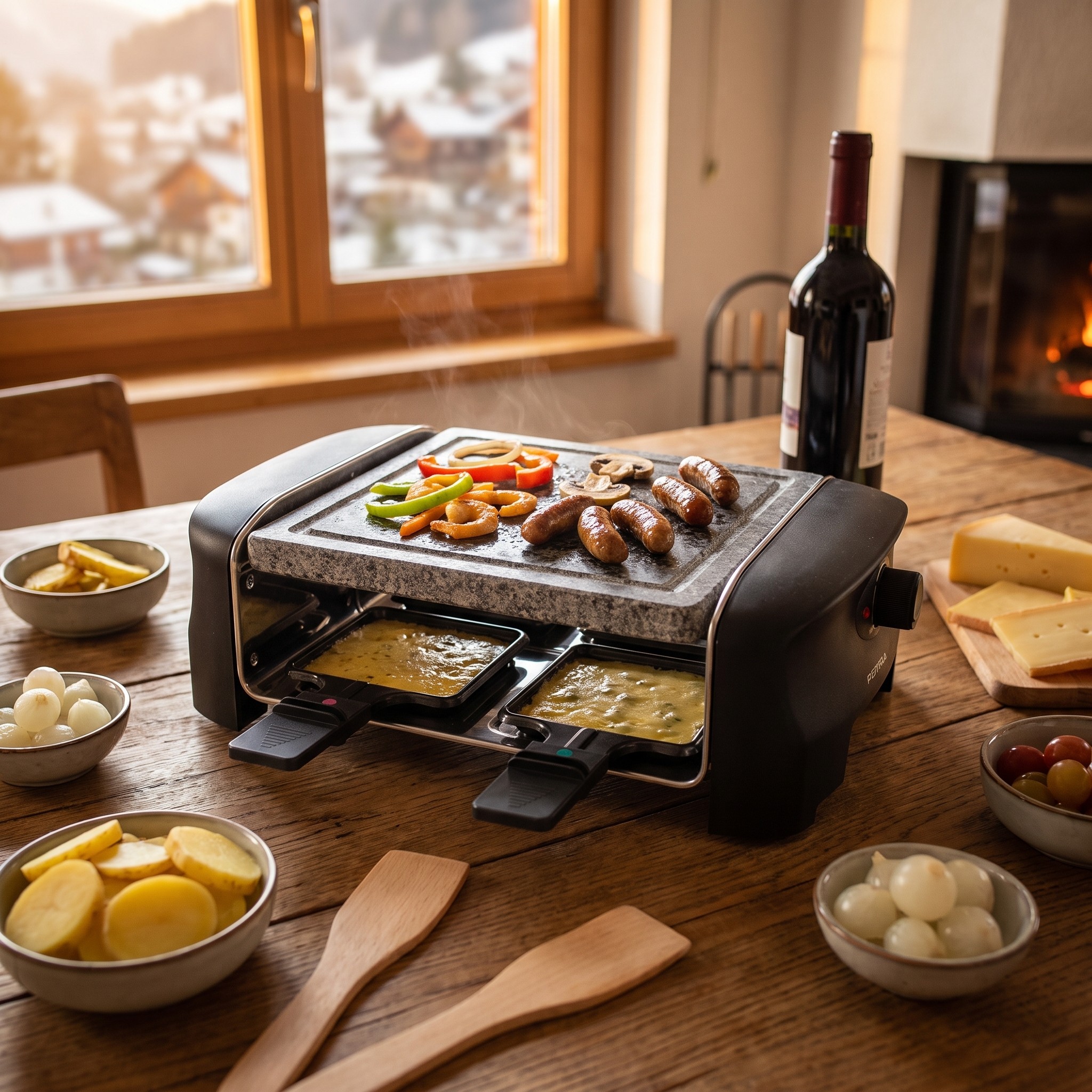 Princess 162810 – raclette gril s přírodním kamenem pro 2–4 osoby, 600 W