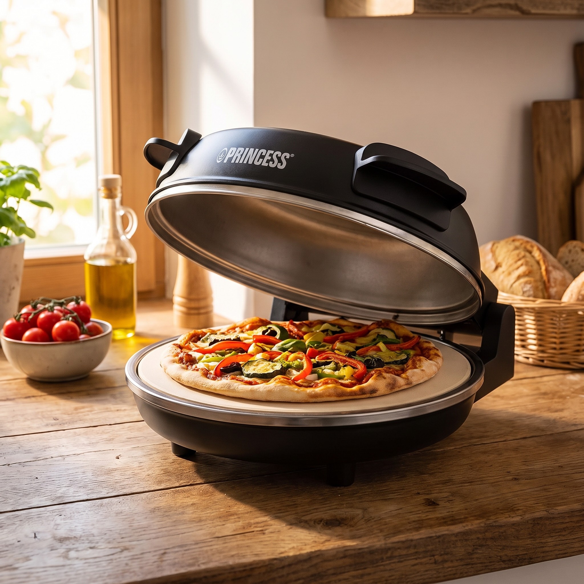 Princess Pizza Oven Pro 115005 – elektrická pec na pizzu ø 30 cm, 400 °C, 1200 W