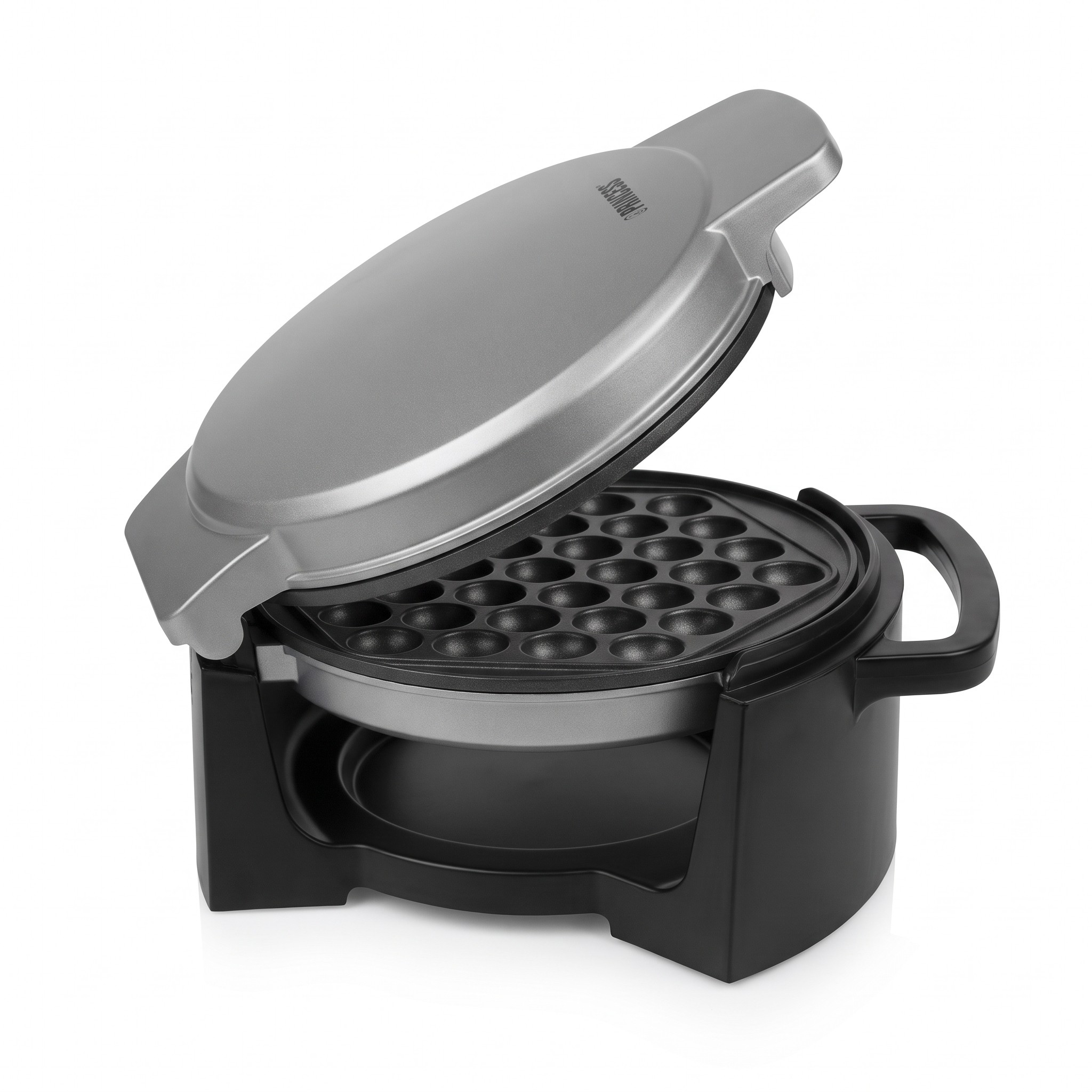 Princess 132465 – vaflovač na bublinkové vafle (bubble waffle), 700 W, černý – s kosmetickou vadou