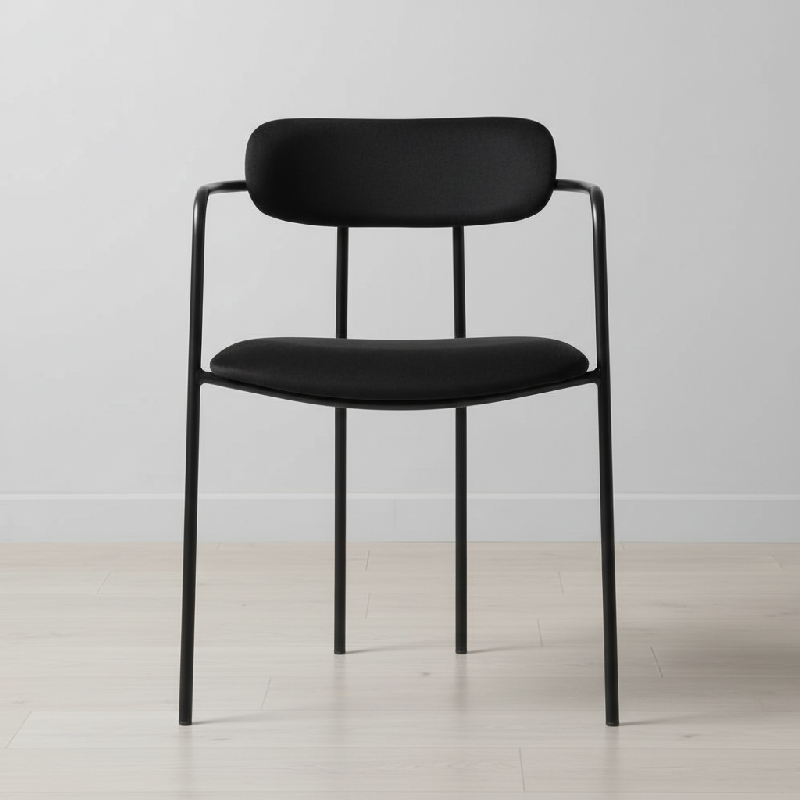 Jídelní židle Ivy s područkou a otočnou funkcí v šedé barvě