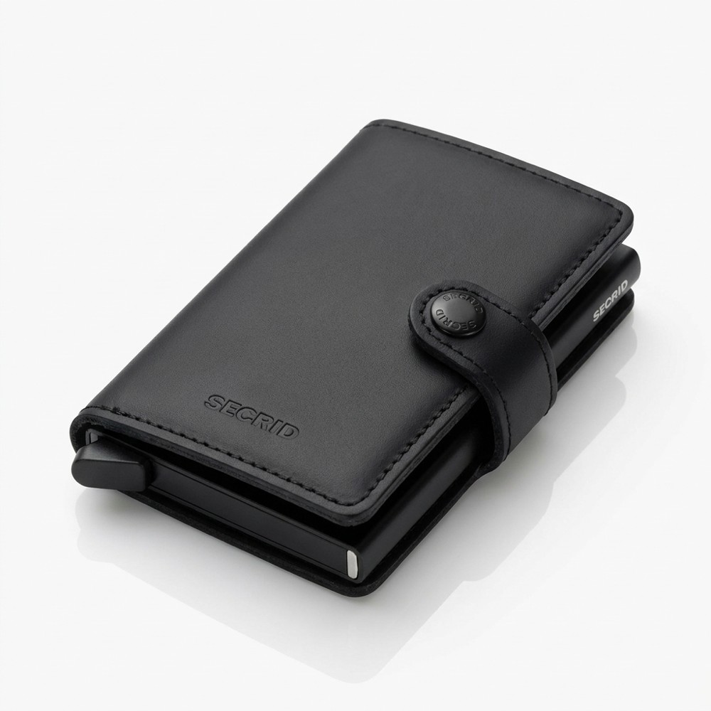 Secrid Premium Miniwallet Dusk Black – kožená peněženka s Cardprotectorem, černá