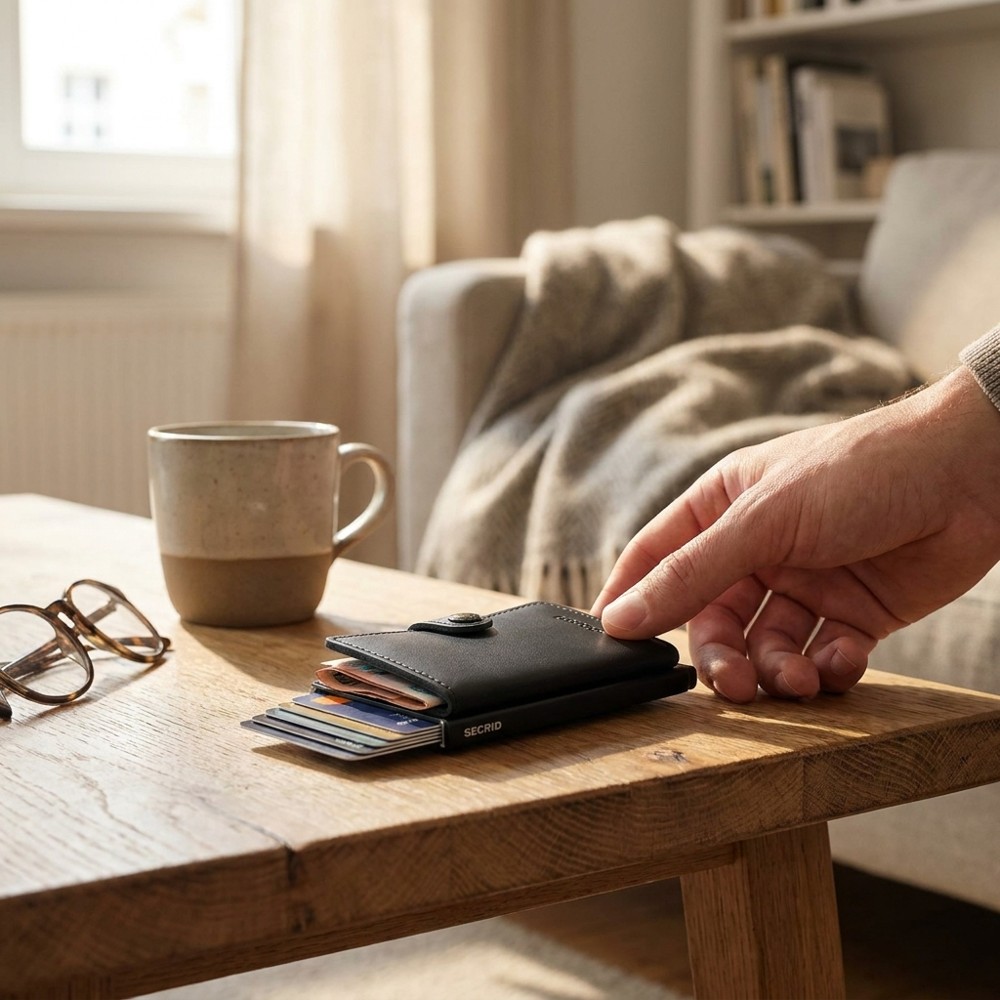Secrid Premium Miniwallet Dusk Black – kožená peněženka s Cardprotectorem, černá