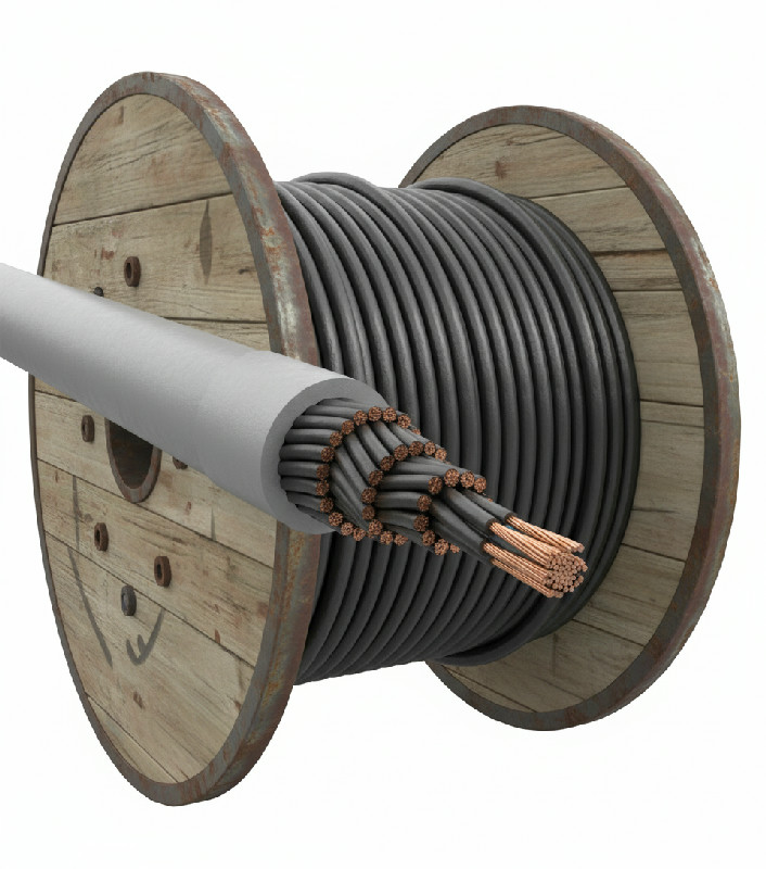 Kabel ovládací PVC YSLY-JZ 3x6 1 vodič žl/ze ost.černé