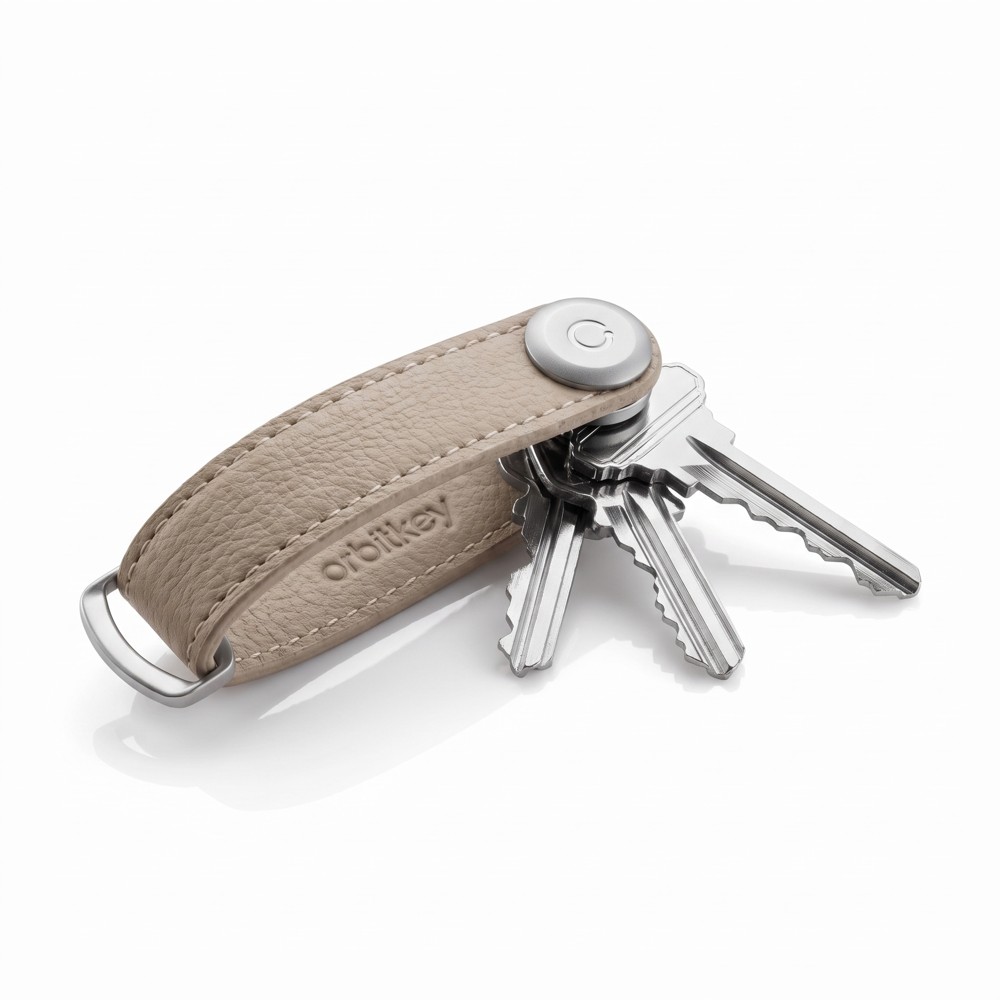 Orbitkey 2.0 Cactus Leather Desert Sand – klíčenka z kaktusové kůže Deserto
