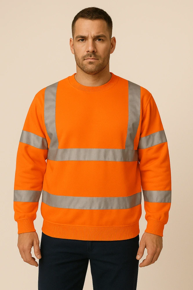 Mikina reflexní B303 PORTWEST - Oranžová, vel. XL