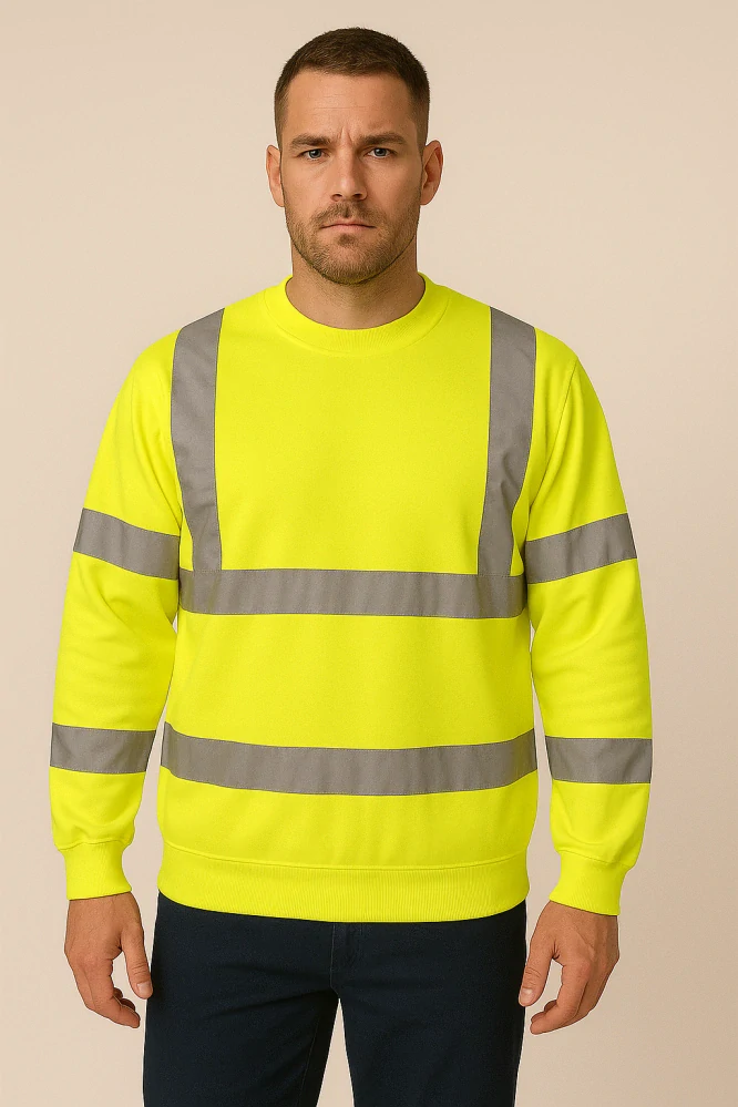 Mikina reflexní B303 PORTWEST - Žlutá, vel. XXL