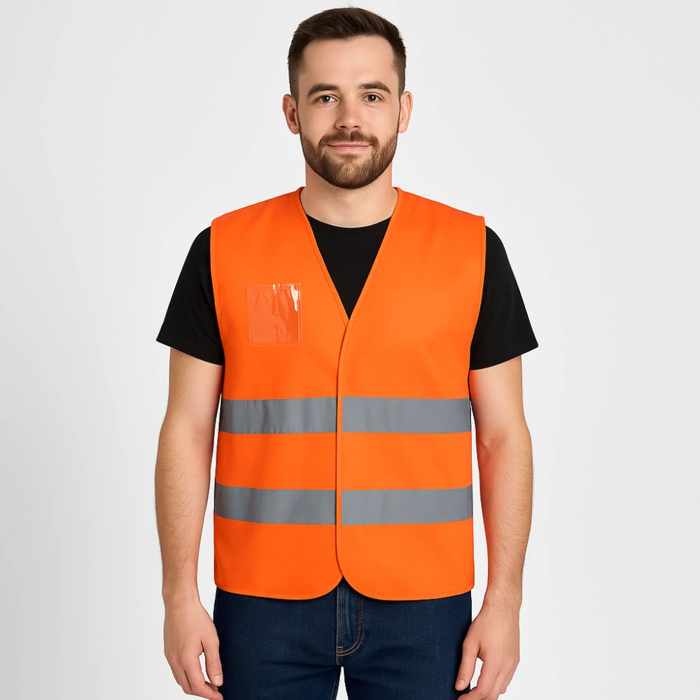 PORTWEST Sítovaná reflexní vesta HiVis C494 - Oranžová, vel. XXL/3XL