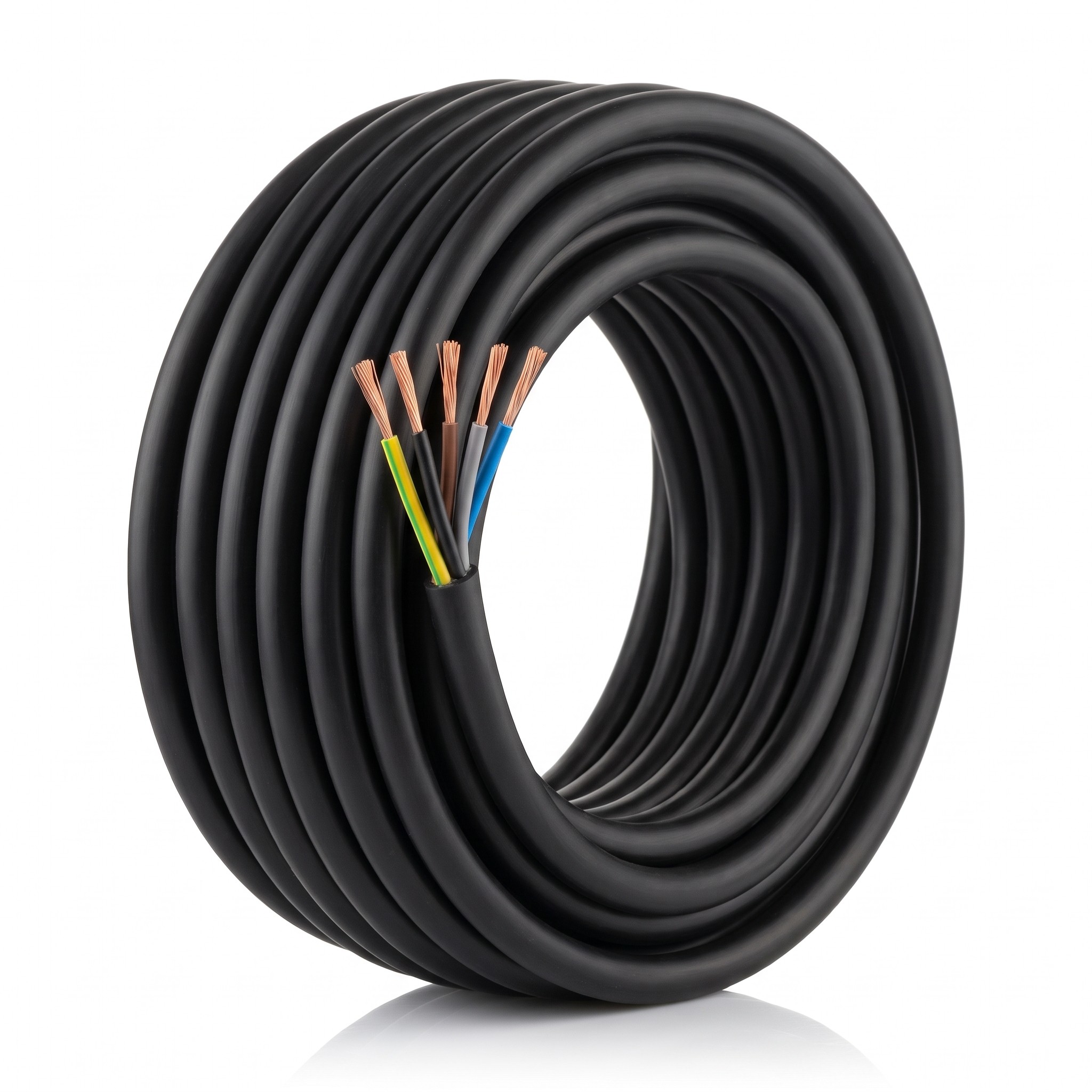 Kabel H07RN-F 5G16 – pryžový ohebný, 5 × 16 mm², 450/750 V, metráž