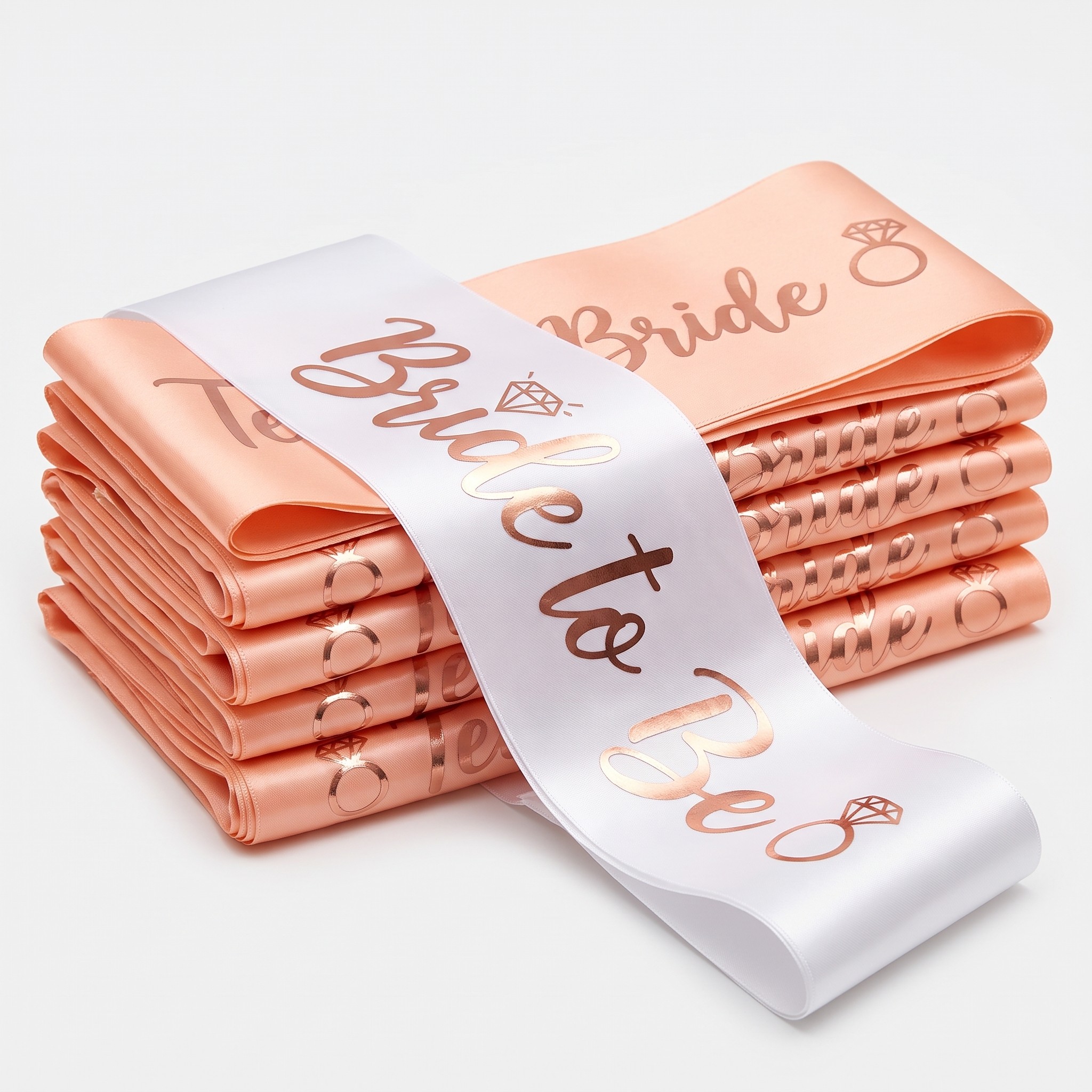 TNSLAND šerpy na rozlučku se svobodou, 7 ks – 6× Team Bride + 1× Bride to be