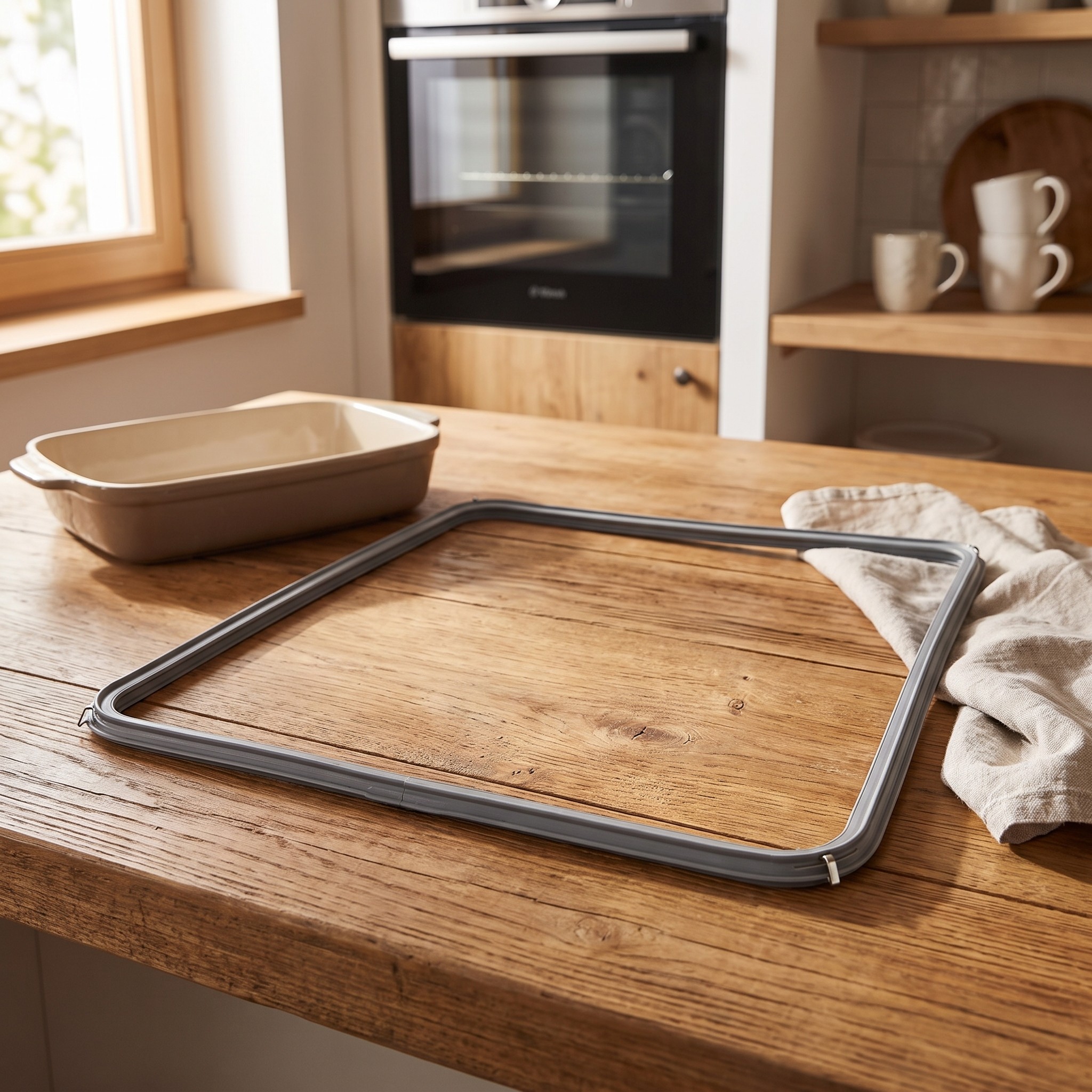 rep:labs těsnění dveří trouby 45 × 34 cm – náhrada za Bosch 00754066 / Siemens / Neff
