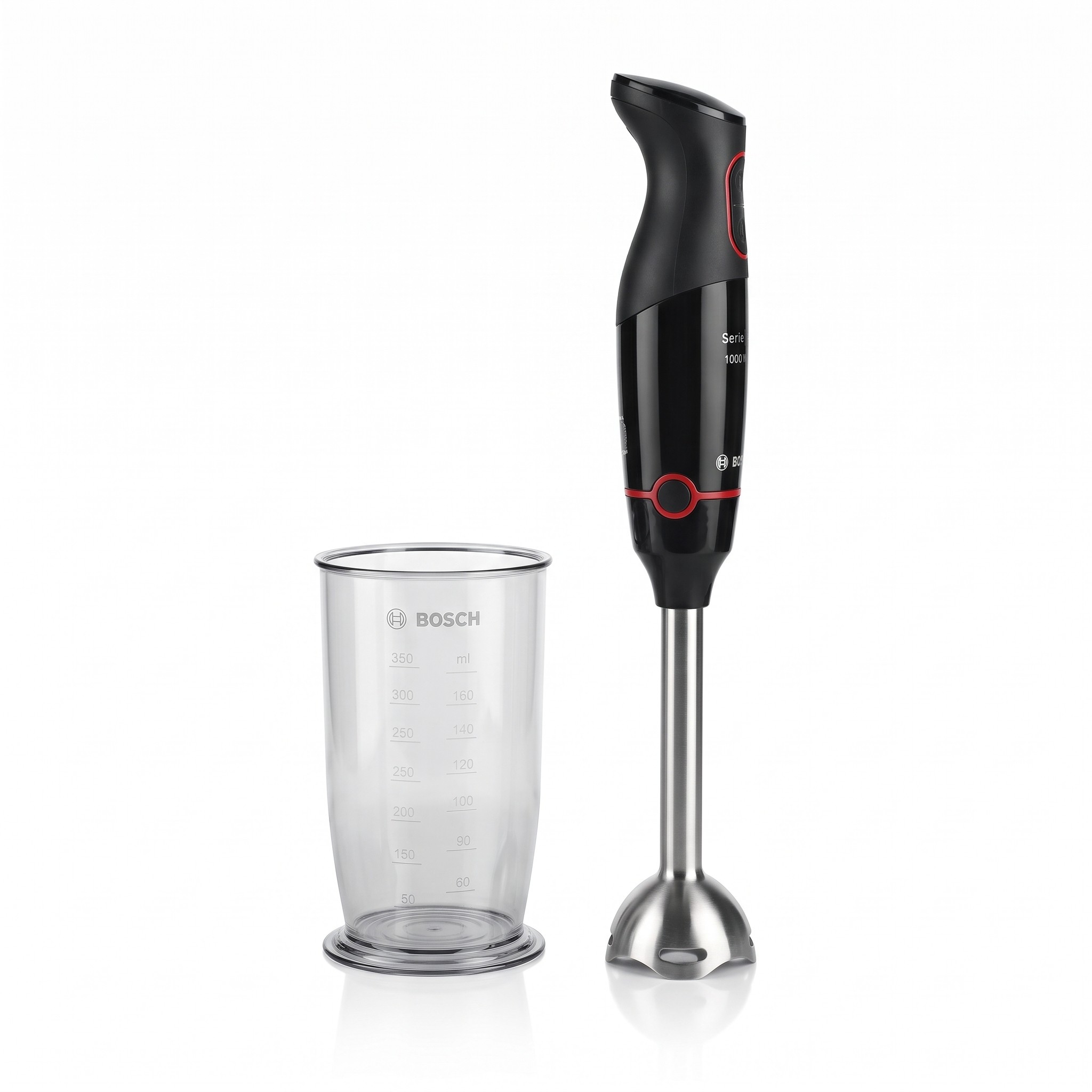 Bosch ErgoMaster Serie 4 MSM4B610 – tyčový mixér 1000 W s keramickou spojkou, černý