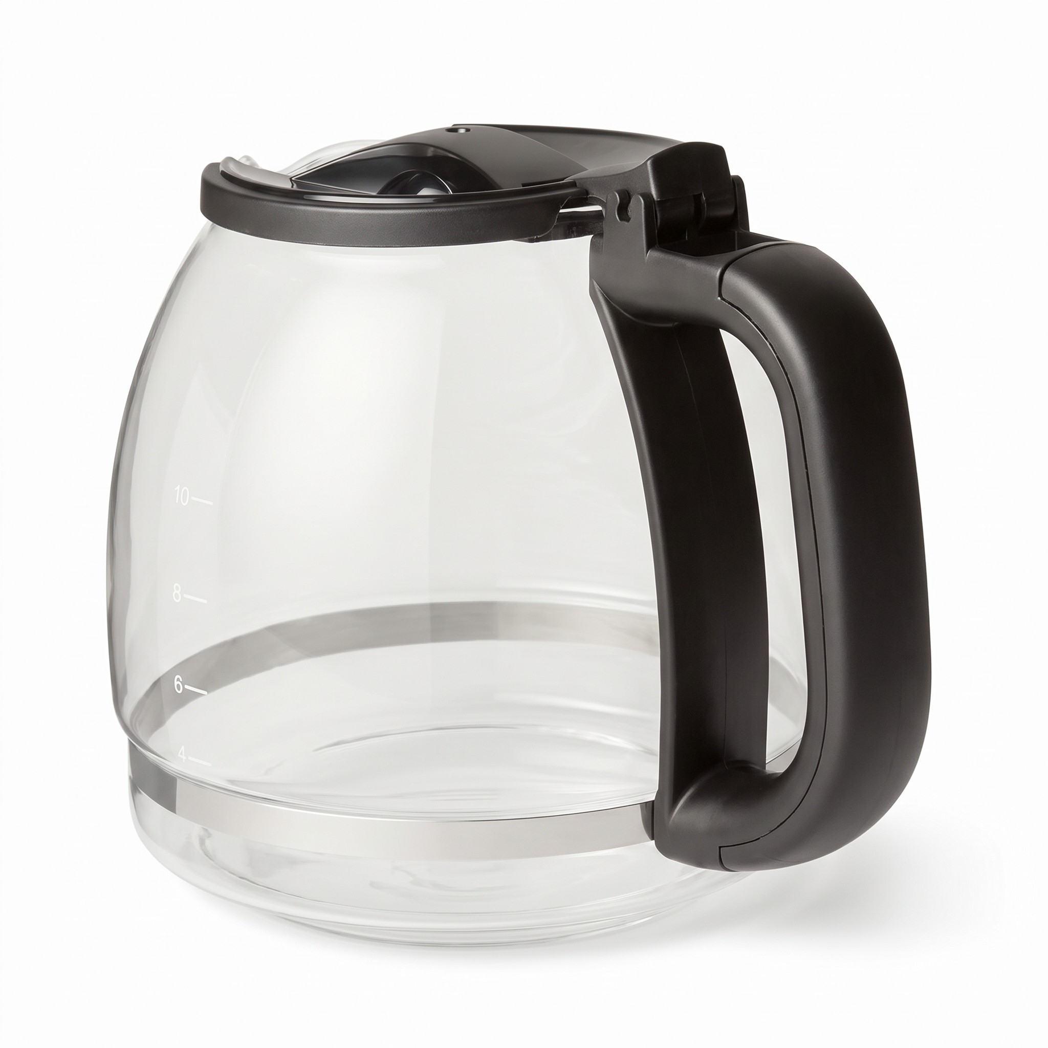Náhradní skleněná konvice CM1166AB-GS s víkem pro kávovar, 1,25 l (10 šálků)