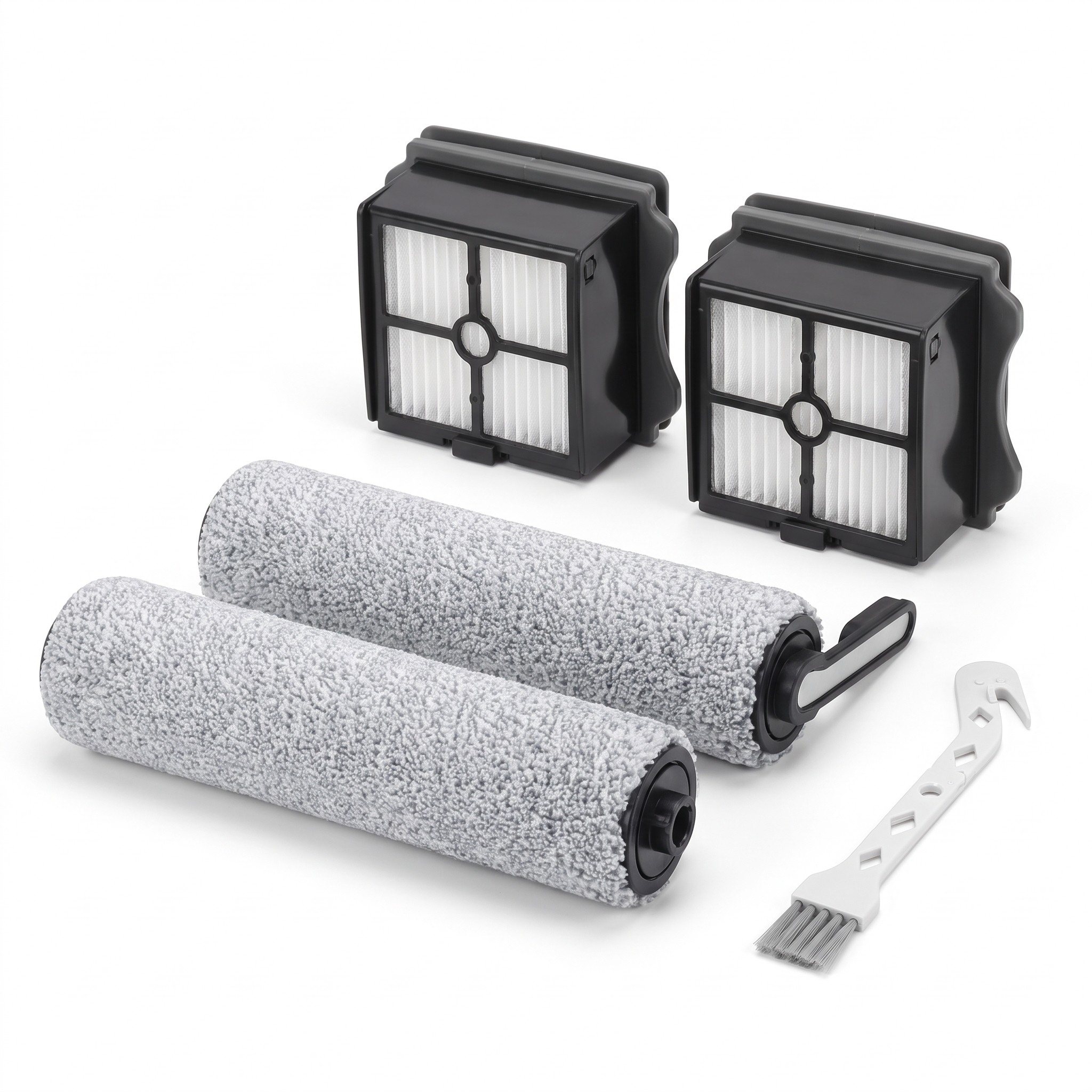 YUEYEE S5 – sada náhradních dílů pro Tineco Floor One S5, 2 válce + 2 filtry + kartáč