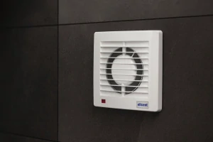 Ventilátor E-STYLE PRO 150 BB – zpětná klapka, kuličková ložiska
