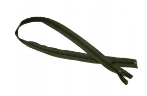 Spirálový zip, dělitelný - 70cm - khaki - WICO - BALENÍ 10 ks