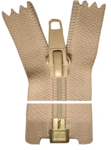 Spirálový zip, dělitelný, Silný - 70cm - béžový - STAP - BALENÍ 10 ks