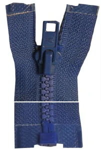 Plastový zip, dělitelný - 58cm - tmavě modrý - Koh-i-noor - BALENÍ 10 ks