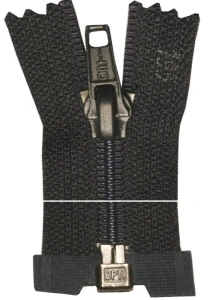 Spirálový zip, dělitelný - 195cm - tmavě modrý - Opti-lon - BALENÍ 10 ks