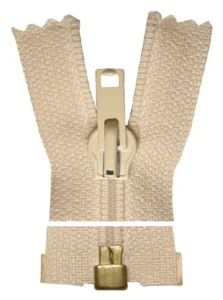 Spirálový zip, dělitelný - 65cm - krémový - WICO - BALENÍ 10 ks